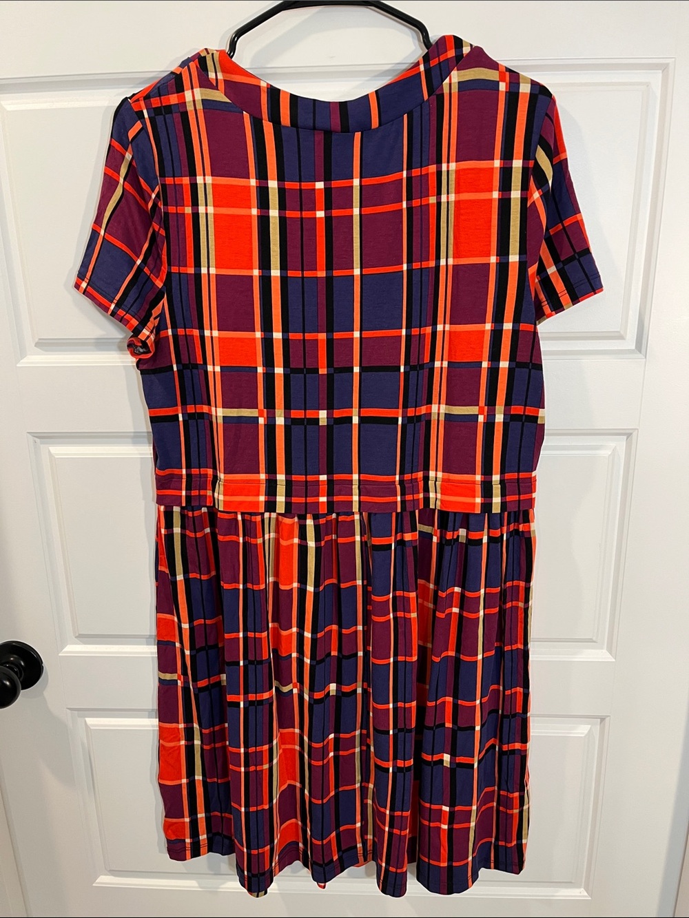 ASOS Dress Check Jersey dress 10 - Picture 3 of 7